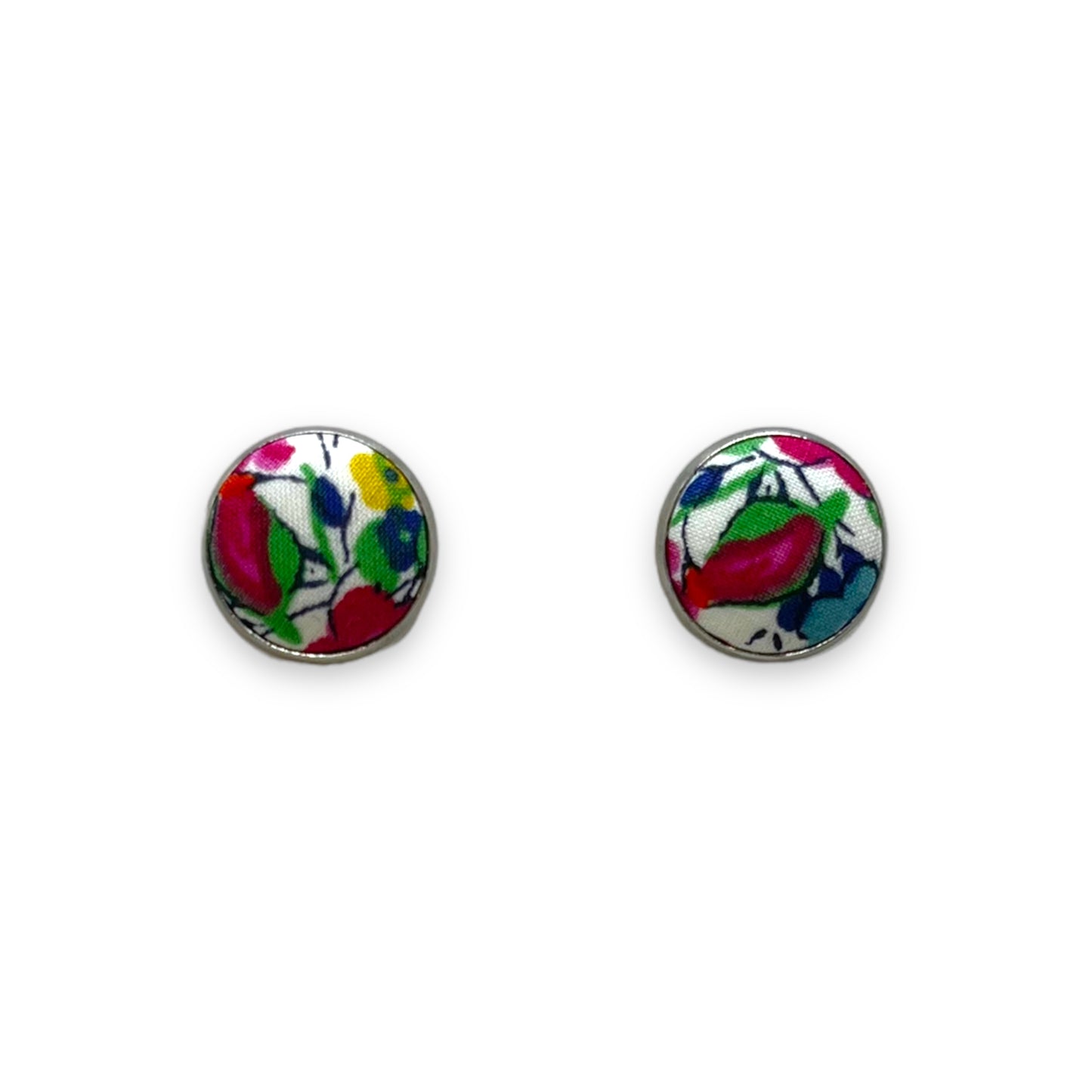 Button Earrings - Liberty Emma & Georgina