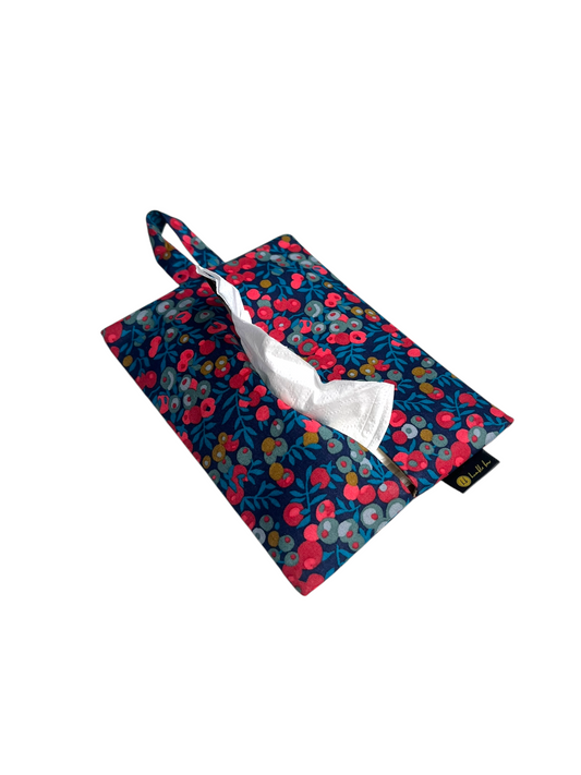 Tissue Holder - Liberty Wiltshire Navy