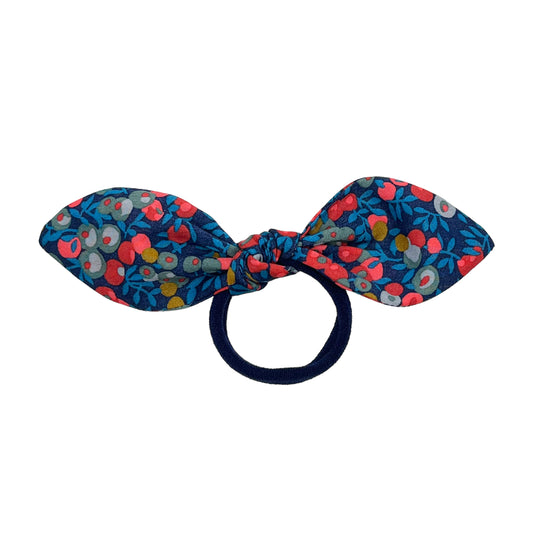 Bunny Hair Tie - Liberty Wiltshire Navy