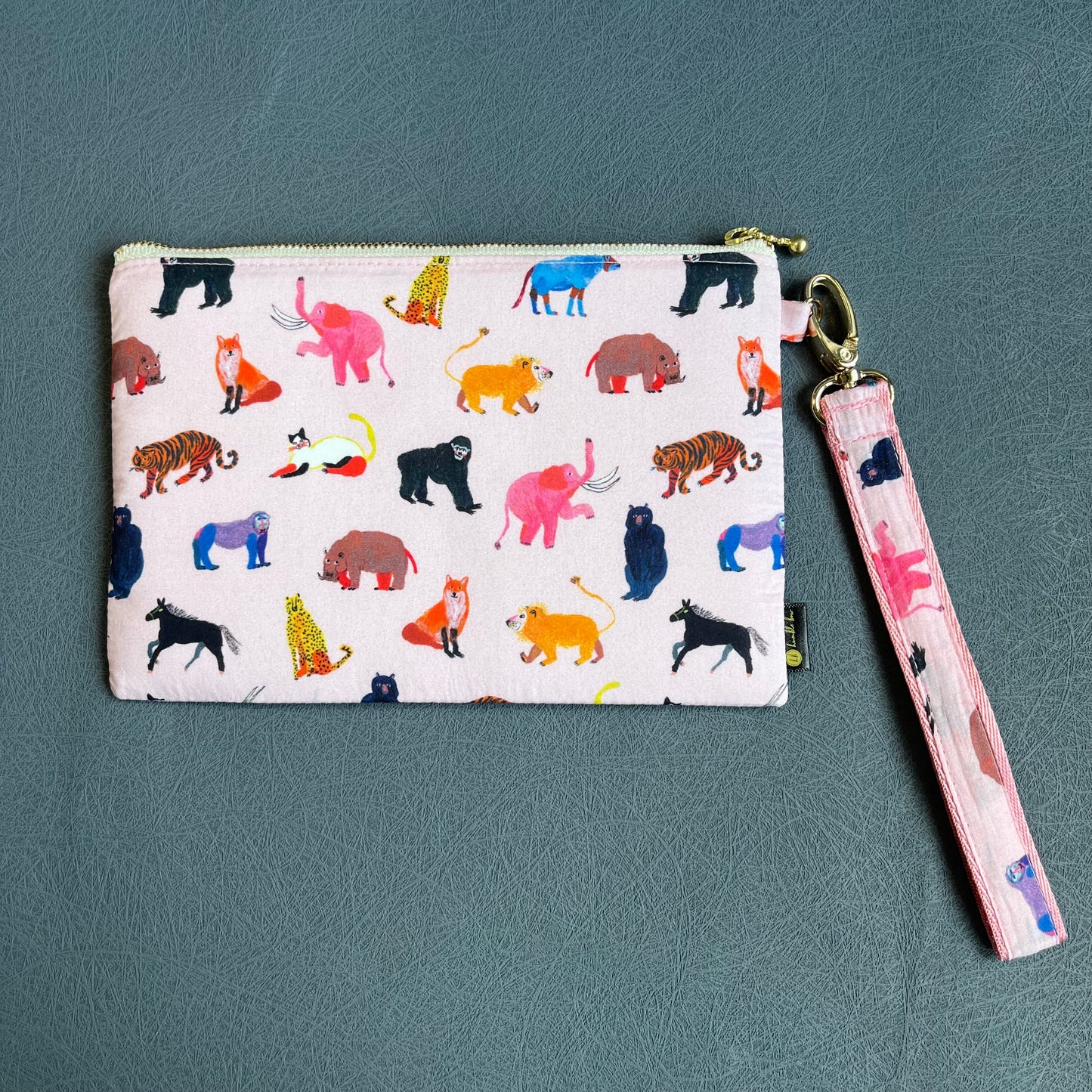 Wristlet Zip Pouch - Liberty Animal Pals