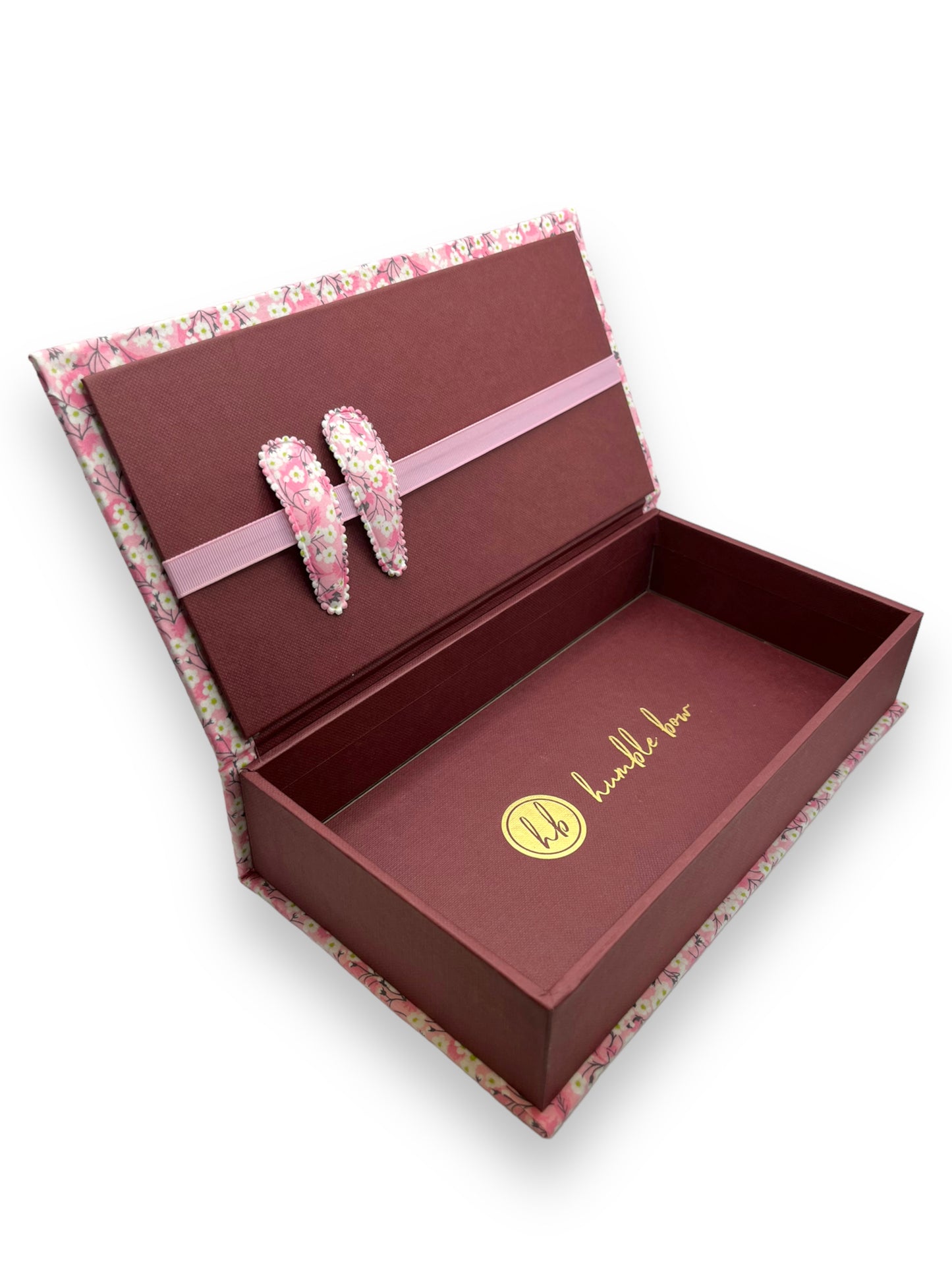 Fabric Wrapped Box - Liberty Mitsi Pink