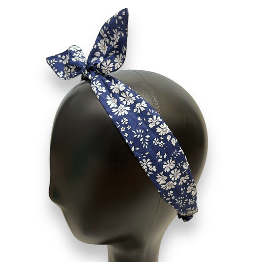 Soft Knotted Hairband - Liberty Capel Royal