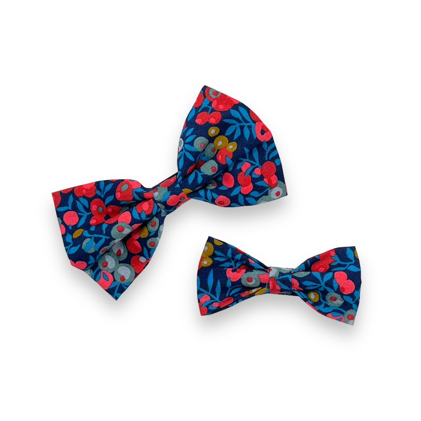 Bow Hair Clip - Liberty Wiltshire Navy