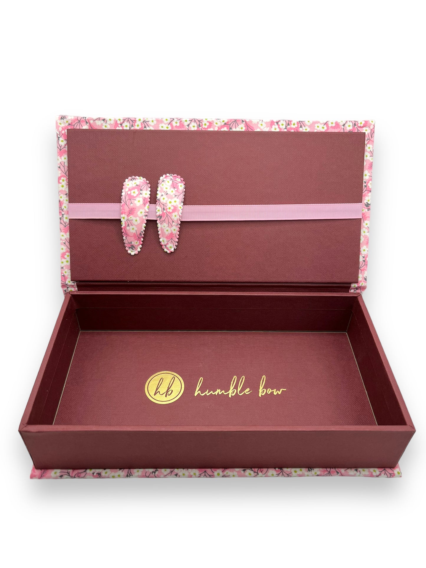 Fabric Wrapped Box - Liberty Mitsi Pink