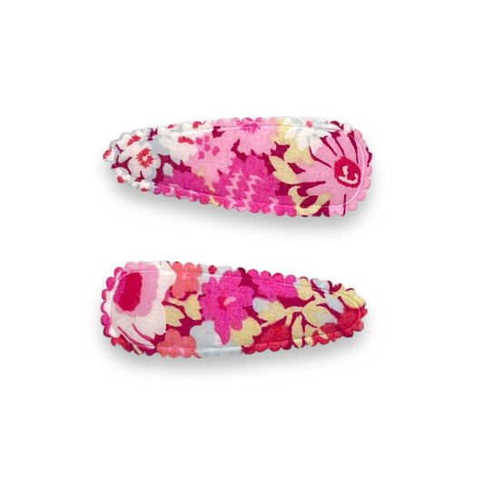 Snap Hair Clips - Liberty Thorpe Pink