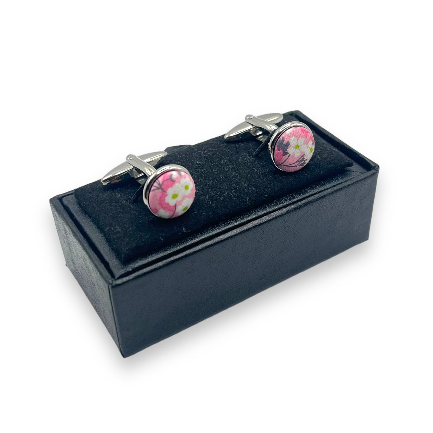 Cufflinks - Liberty Mitsi Pink