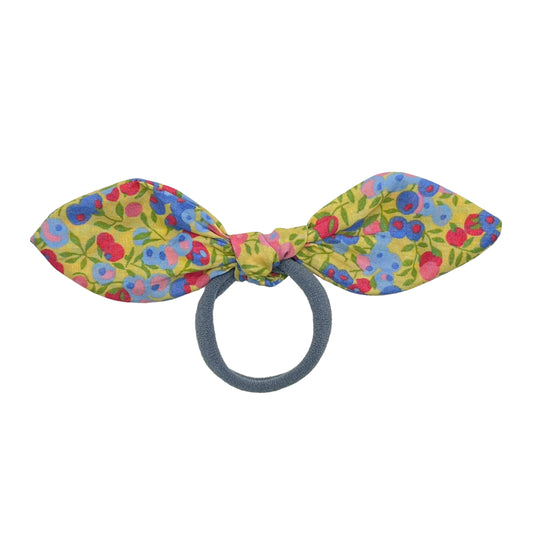 Bunny Hair Tie - Liberty Wiltshire Yellow