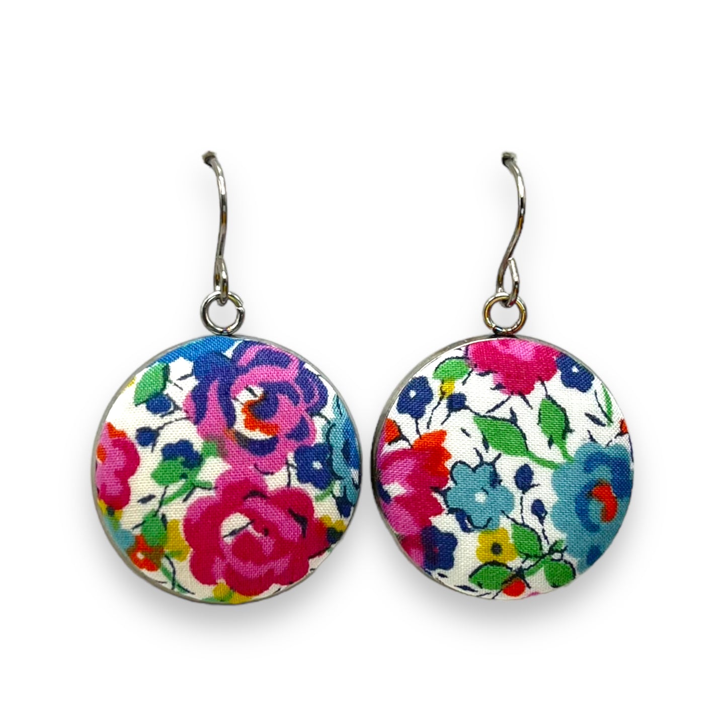 Button Earrings - Liberty Emma & Georgina