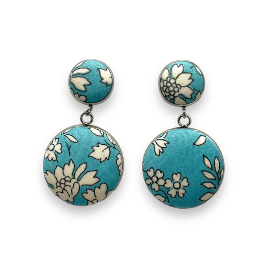 Button Earrings - Liberty Capel Tiffany