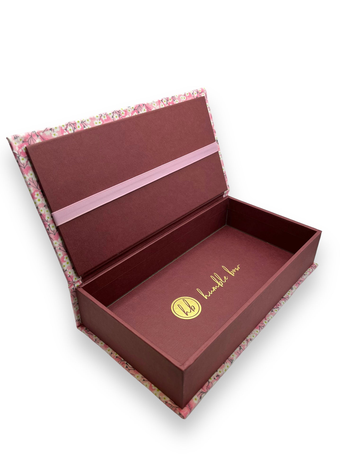 Fabric Wrapped Box - Liberty Mitsi Pink