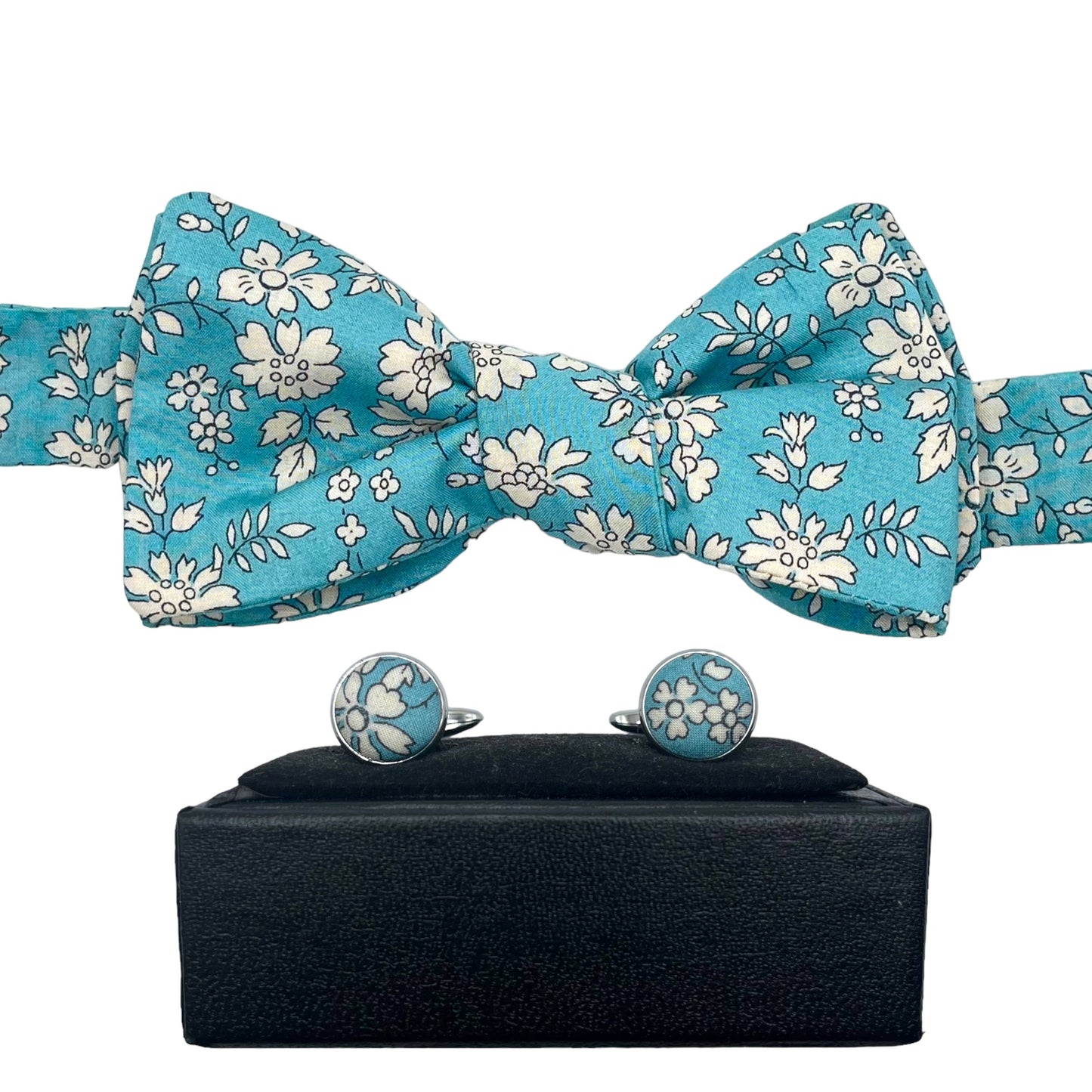 Bow Tie & Cufflinks Matching Set - Liberty Capel Tiffany