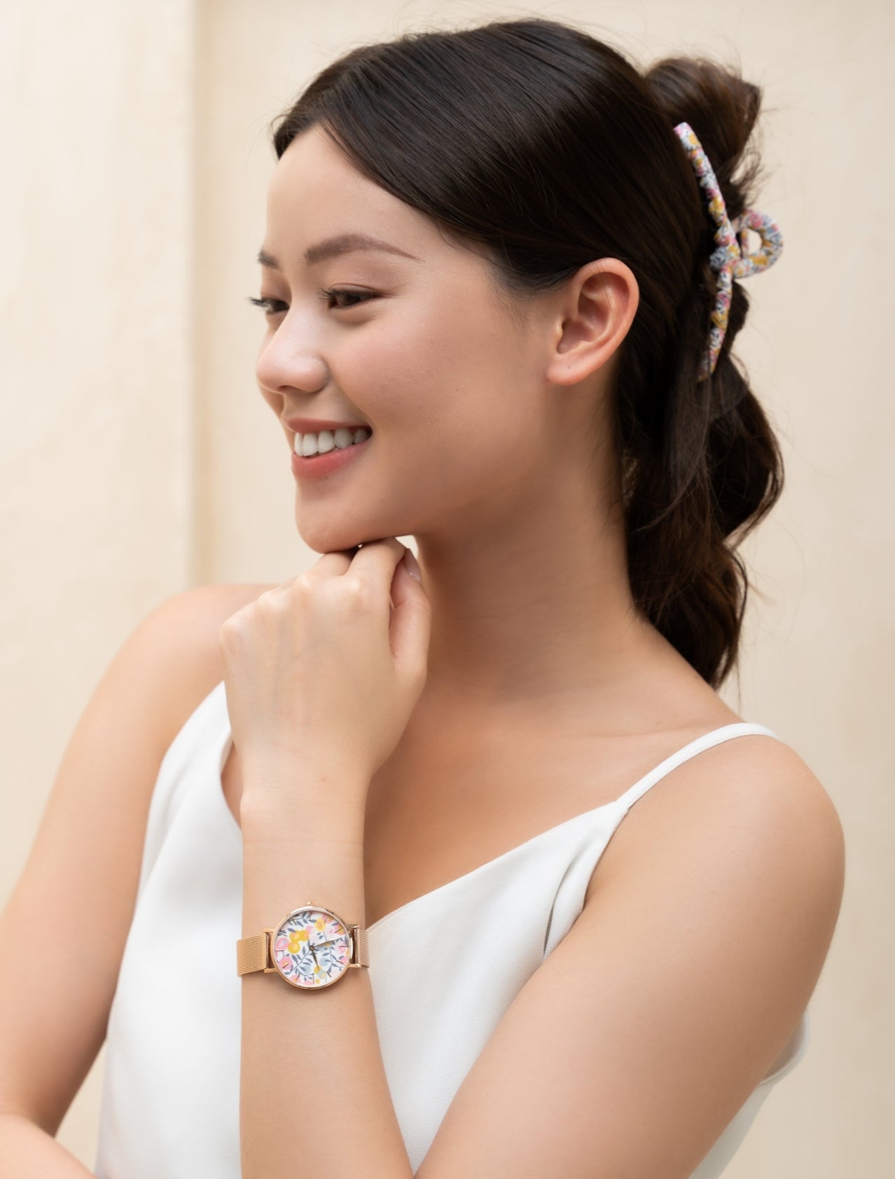 Fabric Watch - Liberty Wiltshire Bud Pink