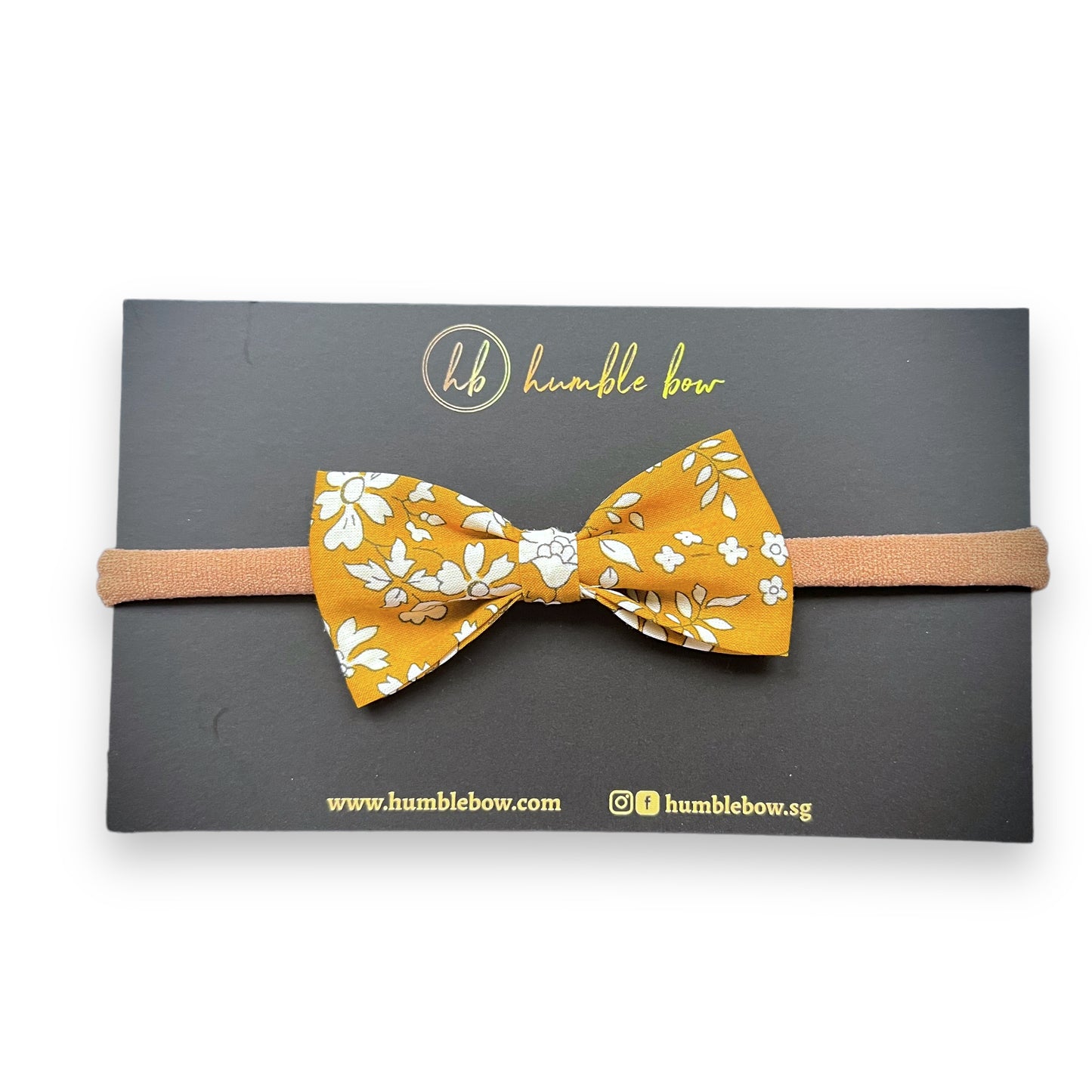 Baby Bow Headband - Liberty Capel Gold