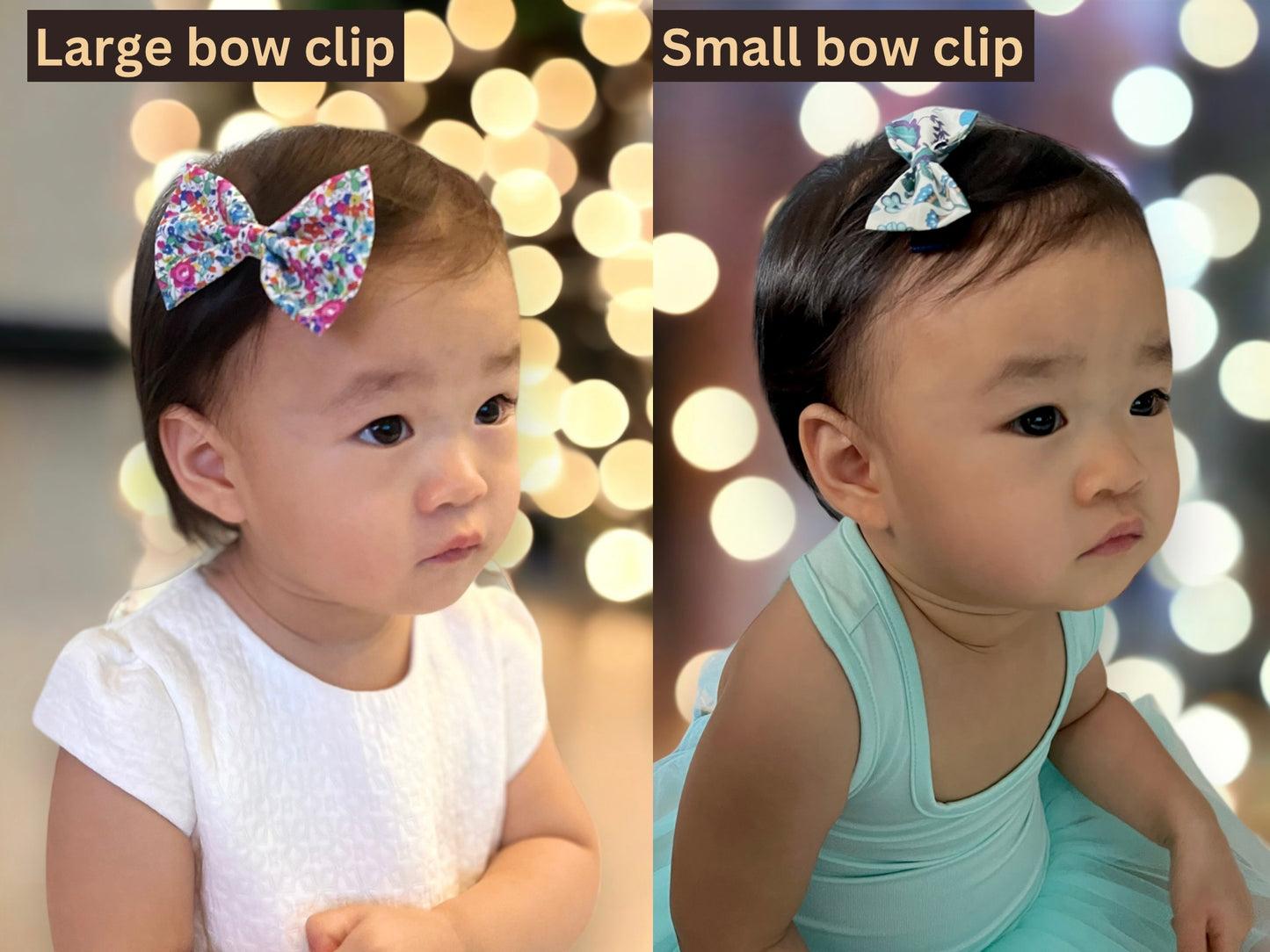 Bow Hair Clip - Liberty Mitsi Pink