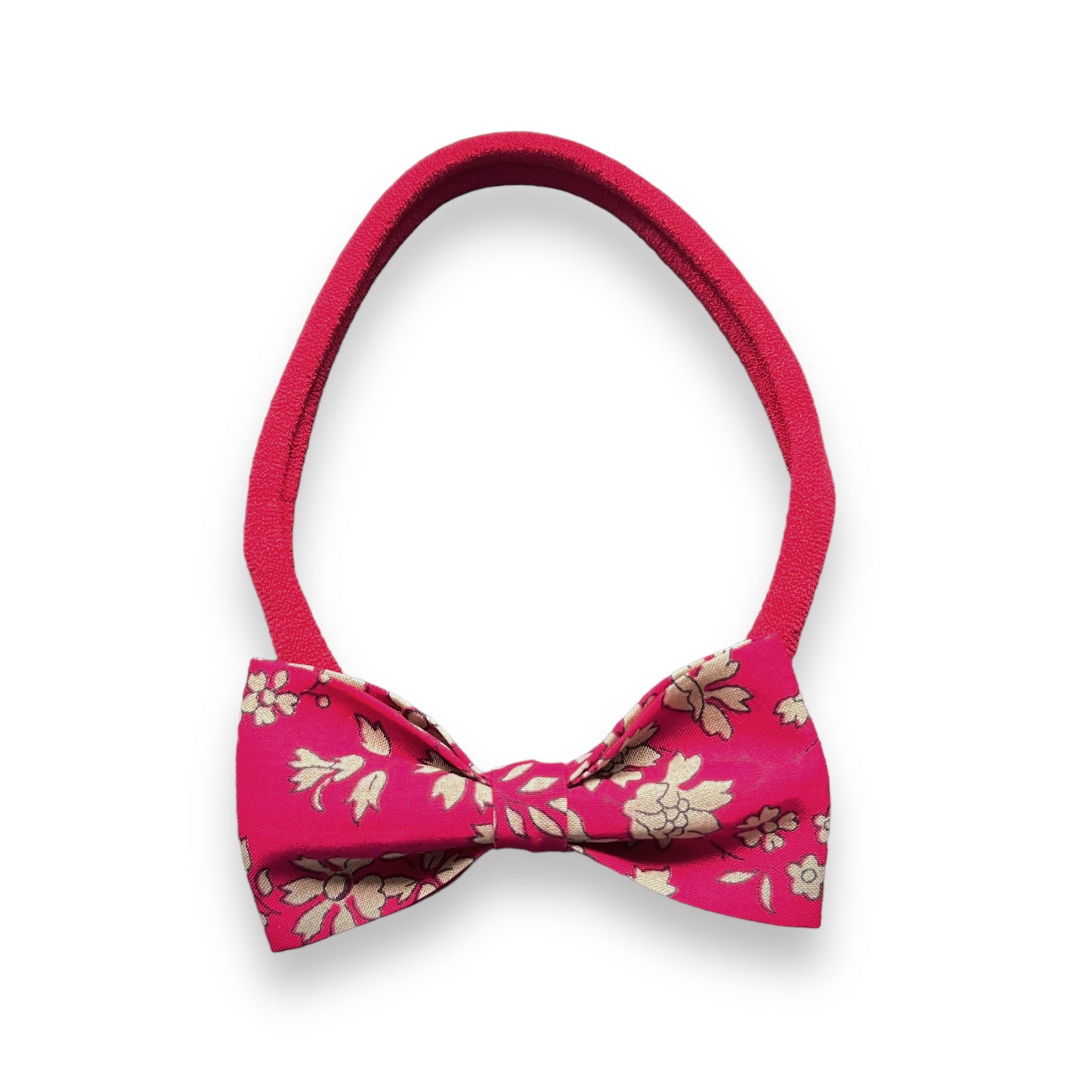 Baby Bow Headband - Liberty Capel Red