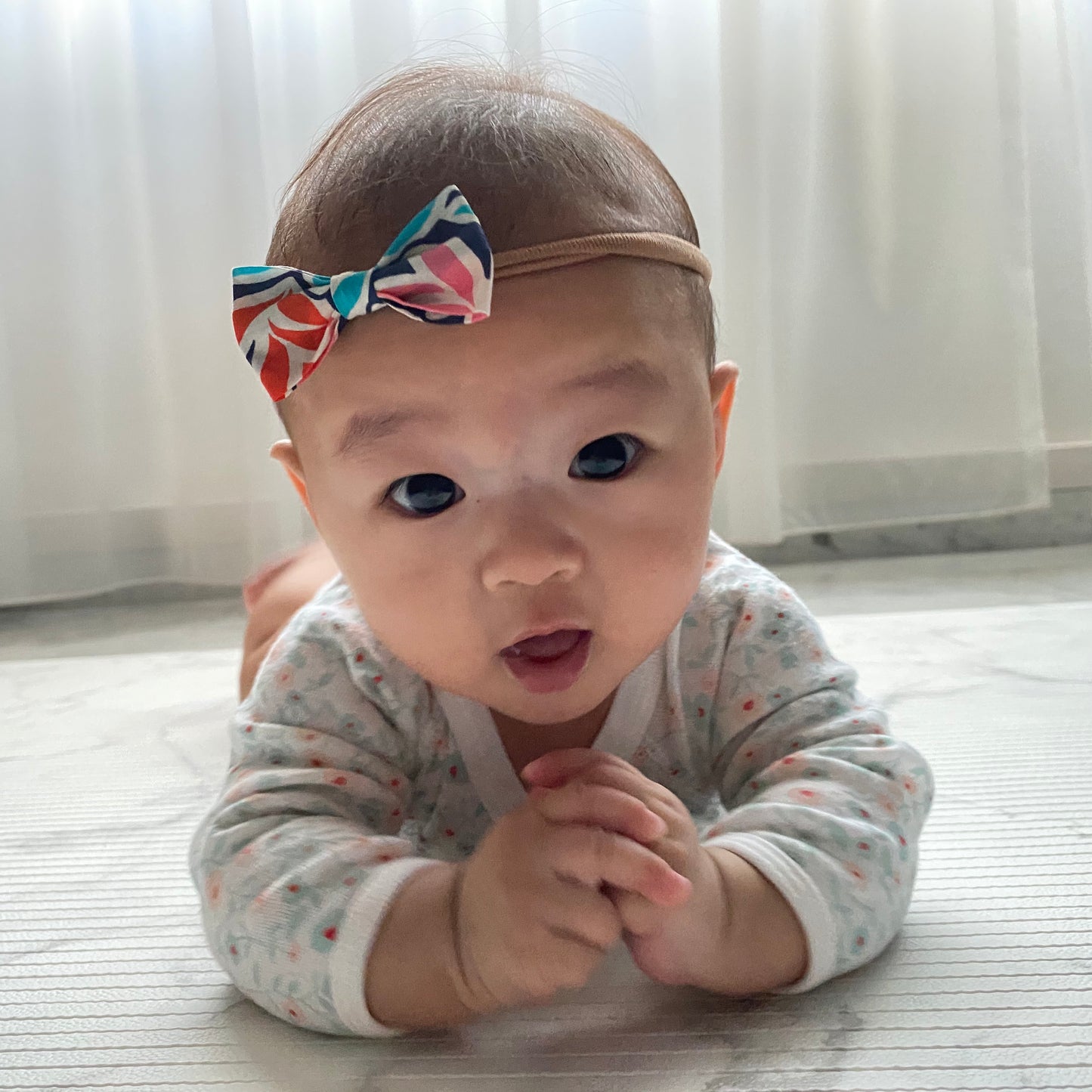 Baby Bow Headband - Liberty Moonlight
