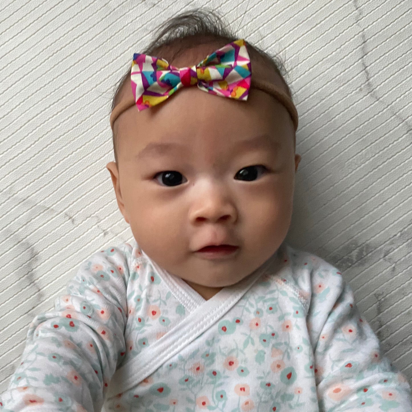 Baby Bow Headband - Liberty Poppy