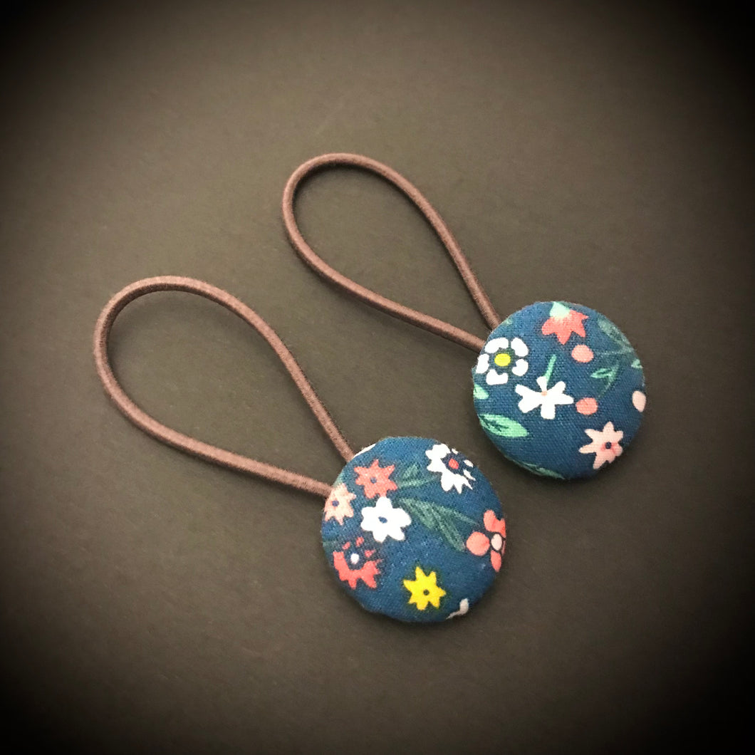 Wonderland Button Hair Tie