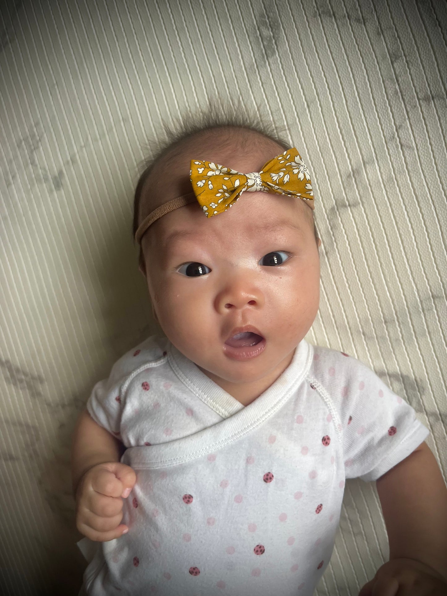 Baby Bow Headband - Liberty Capel Gold